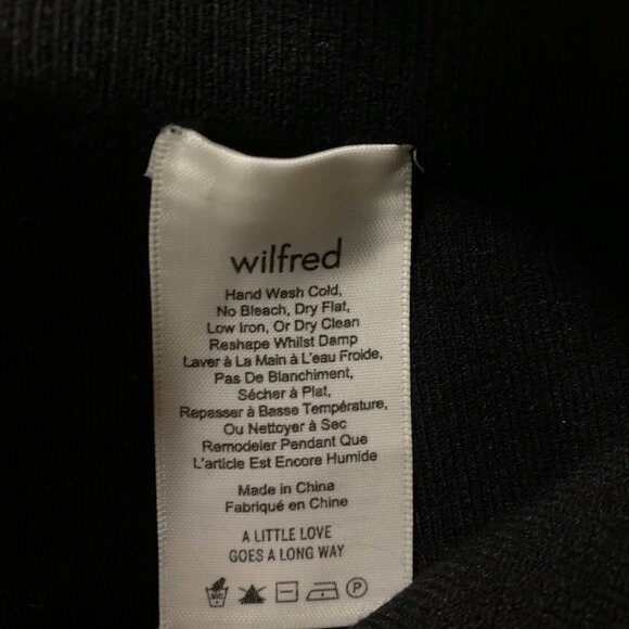 Aritzia Wilfred Mackenzie Black XX-Small Women's Knit Bicycle Shorts EUC - Picture 5 of 14